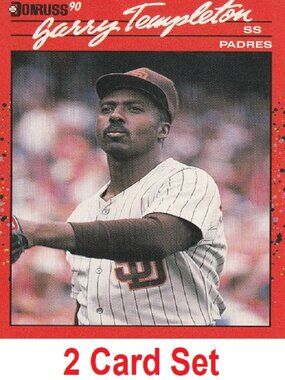 Garry Templeton Baseball Card Collection